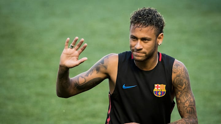 Neymar au Barça avant son départ en 2017