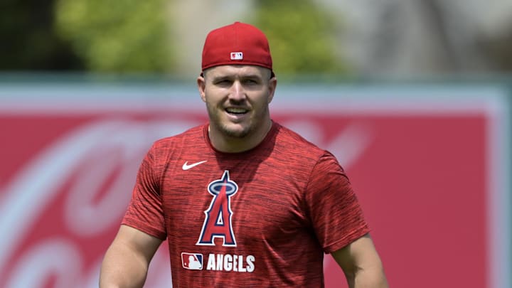 Trout has been sidelined since May 1 due to a bone bruise.  