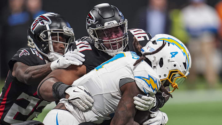 Atlanta Falcons defensive tackle David Onyemata