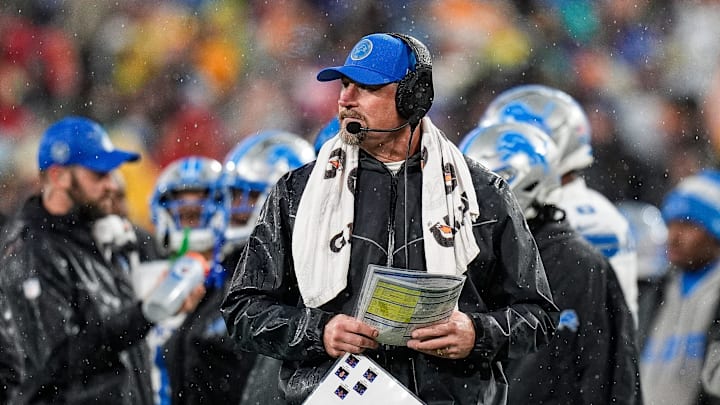 Detroit Lions head coach Dan Campbell. Detroit Lions head coach Dan Campbell.