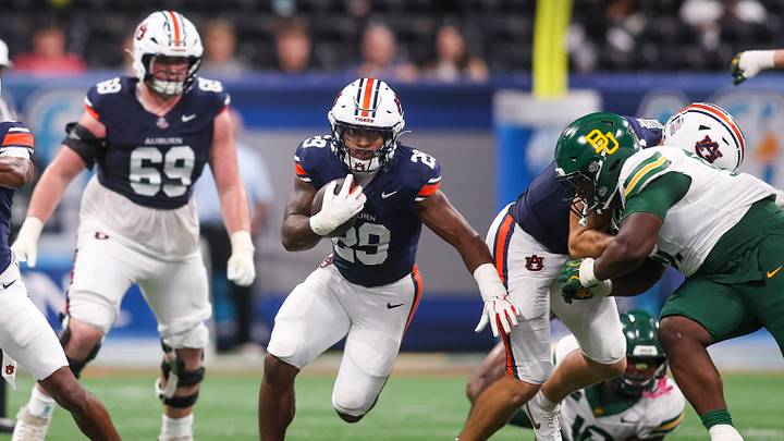 Auburn's offensive line allowed five sacks in its win over Baylor this past Saturday. Auburn's offensive line allowed five sacks in its win over Baylor this past Saturday.