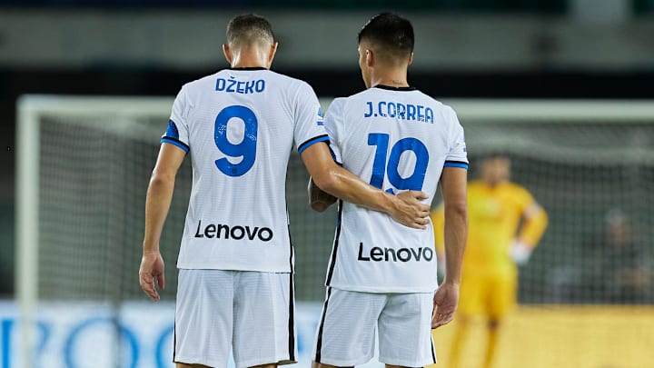 Edin Dzeko e Joaquin Correa