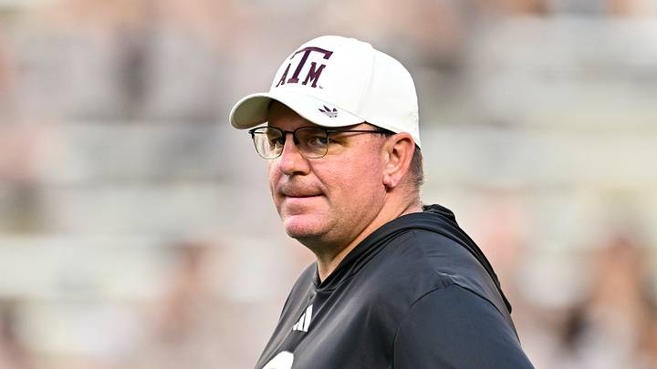 Oct 11, 2025; College Station, Texas, USA; Texas A&M Aggies head coach Mike Elko looks on prior to the game against the Florida Gators at Kyle Field. Mandatory Credit: Maria Lysaker-Imagn Images Oct 11, 2025; College Station, Texas, USA; Texas A&M Aggies head coach Mike Elko looks on prior to the game against the Florida Gators at Kyle Field. Mandatory Credit: Maria Lysaker-Imagn Images