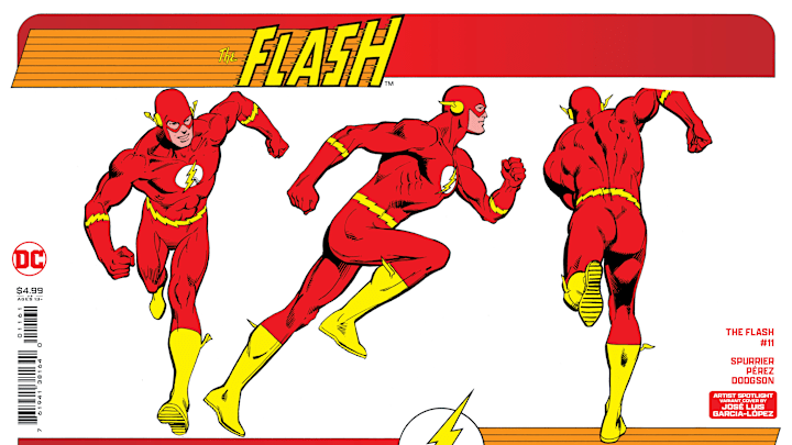 The Flash #11 José Luis García-López Artist Spotlight Variant. Image courtesy DC Comics The Flash #11 José Luis García-López Artist Spotlight Variant. Image courtesy DC Comics