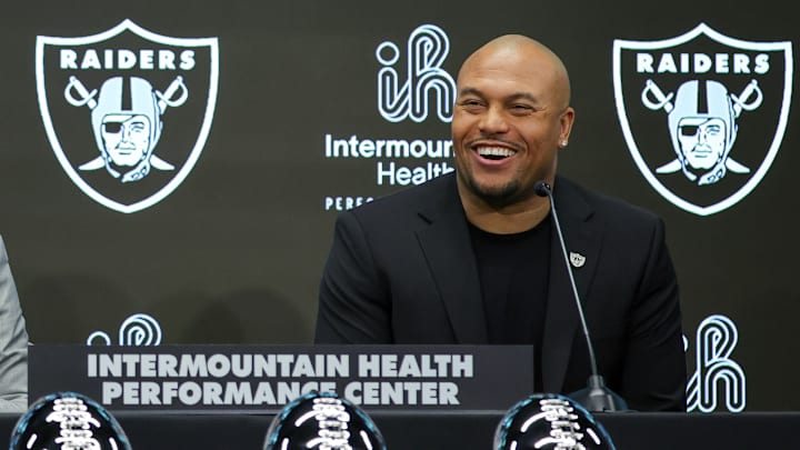 Las Vegas Raiders Introduce Antonio Pierce As Head Coach, Tom Telesco As General Manager