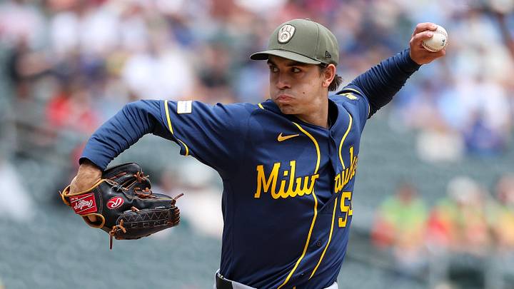 May 17, 2026; Minneapolis, Minnesota, USA; Milwaukee Brewers starting pitcher Robert Gasser (54) delivers a pitch against the Minnesota Twins during the first inning at Target Field. Mandatory Credit: Matt Krohn-Imagn Images May 17, 2026; Minneapolis, Minnesota, USA; Milwaukee Brewers starting pitcher Robert Gasser (54) delivers a pitch against the Minnesota Twins during the first inning at Target Field. Mandatory Credit: Matt Krohn-Imagn Images