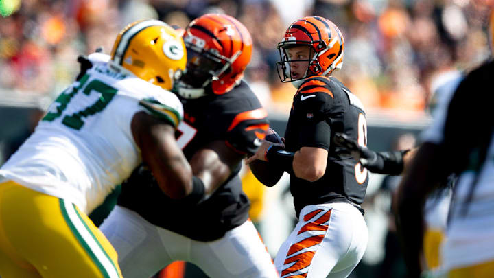 Cincinnati Bengals quarterback Joe Burrow will face the Green Bay Packers at Lambeau Field in Week 6.