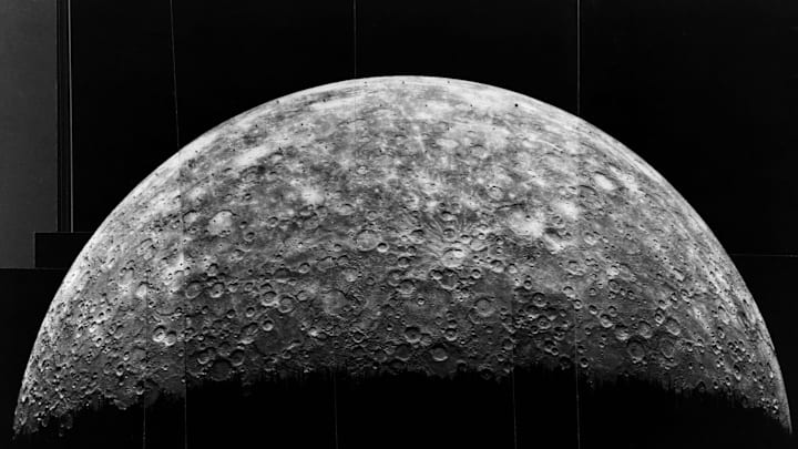 View of Planet Mercury