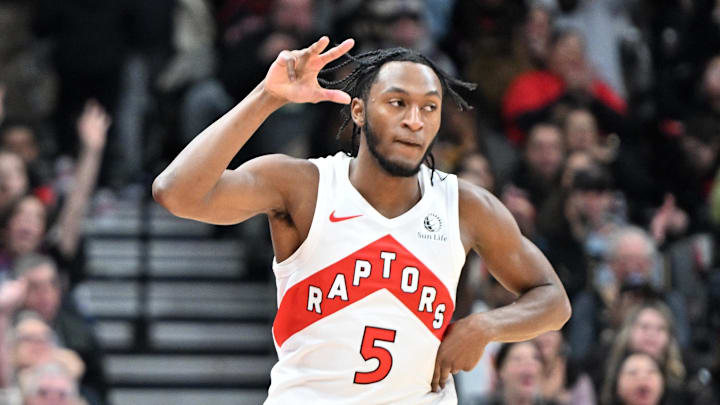 Toronto Raptors guard Immanuel Quickley.