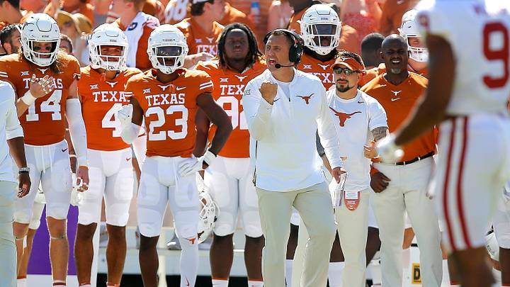 Texas coach Steve Sarkisian went 5-7 during his first season with the Longhorns.
2022-08-22-steve-sarkisian Texas coach Steve Sarkisian went 5-7 during his first season with the Longhorns.
2022-08-22-steve-sarkisian