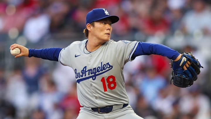 Los Angeles Dodgers starting pitcher Yoshinobu Yamamoto has led the Dodgers to a 5-2 record this season.