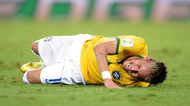 Neymar verletzte sich bei der WM 2014 schwer 