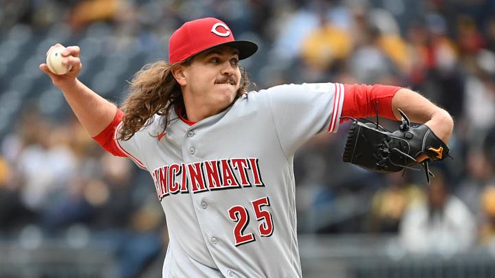 May 2, 2026; Pittsburgh, Pennsylvania, USA;  Cincinnati Reds starting pitcher Rhett Lowder delivers the ball to the Pittsburgh Pirates during the first inning at PNC Park. Mandatory Credit: Philip G. Pavely-Imagn Images