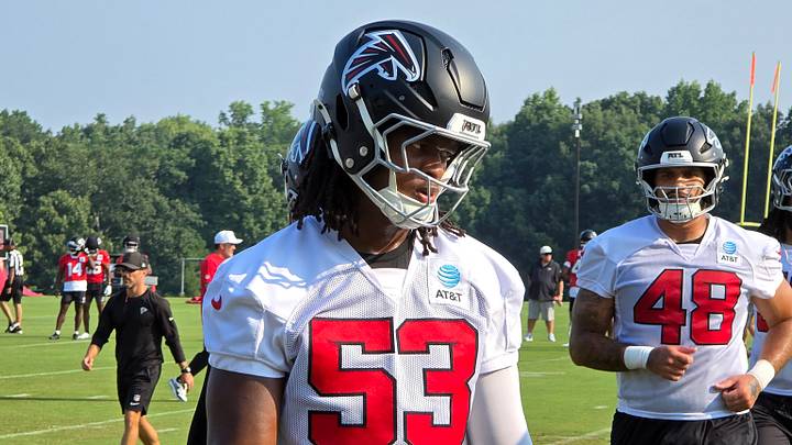 Atlanta Falcons rookie linebacker Kendal Daniels has been a standout at training camp and the preseason. Atlanta Falcons rookie linebacker Kendal Daniels has been a standout at training camp and the preseason.