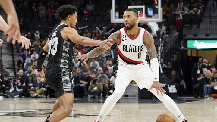 Portland Trailblazers guard Damian Lillard.