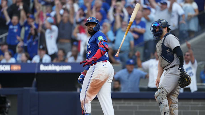 Vladimir Guerrero Jr. and the Toronto Blue Jays look to eliminate the New York Yankees in Game 3.