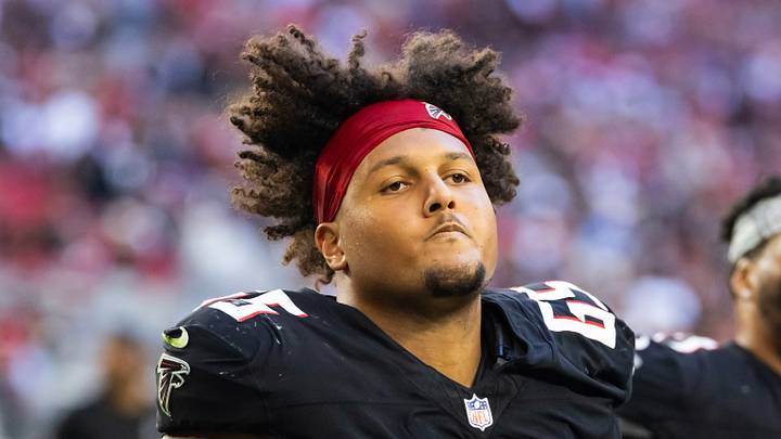 Atlanta Falcons offensive lineman Matthew Bergeron