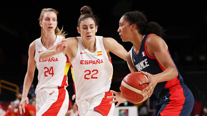 Spain v France Women's Basketball - Olympics: Day 12