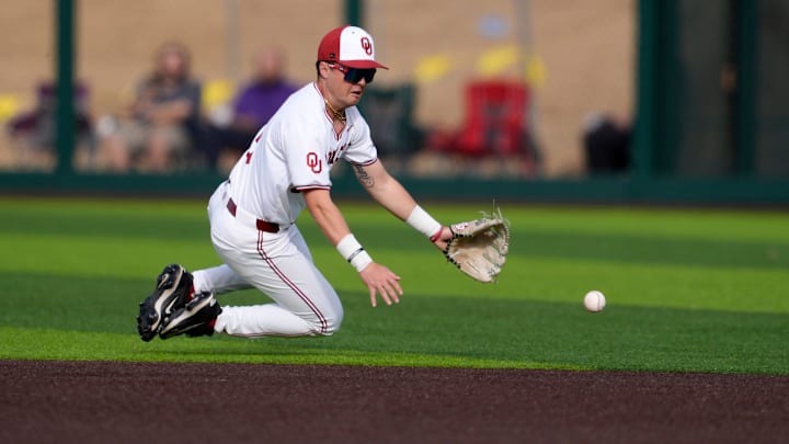 Oklahoma Sooners utility Cayden Brumbaugh Oklahoma Sooners utility Cayden Brumbaugh