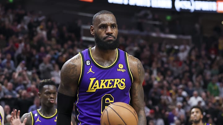 Los Angeles Lakers forward LeBron James.