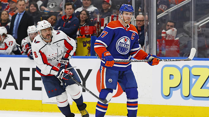 Alex Ovechkin and Connor McDavid are good bets tonight. Alex Ovechkin and Connor McDavid are good bets tonight.