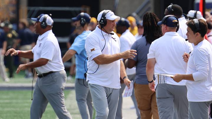 West Virginia University head coach Rich Rodriguez