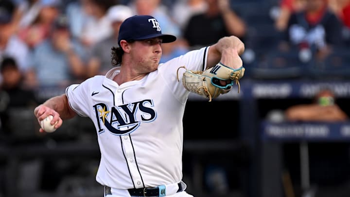 Tampa Bay Rays pitcher Ryan Pepiot (44) has five straight quality starts and gets the ball Thursday vs. the Texas Rangers.