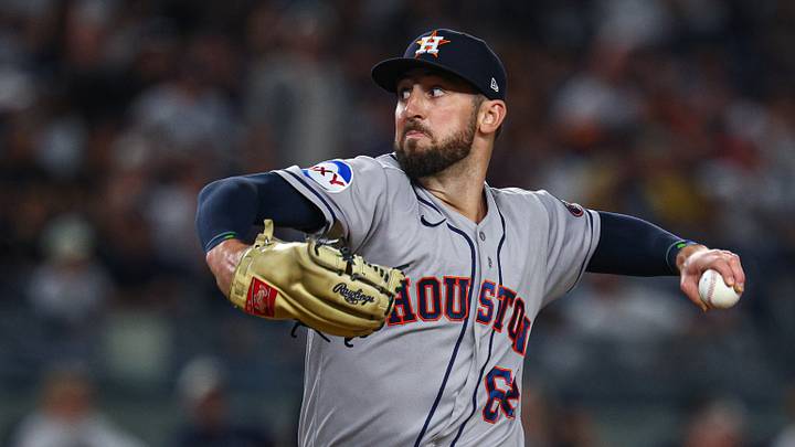 Houston Astros pitcher Bennett Sousa (62) Credit: Vincent Carchietta-Imagn Images Houston Astros pitcher Bennett Sousa (62) Credit: Vincent Carchietta-Imagn Images