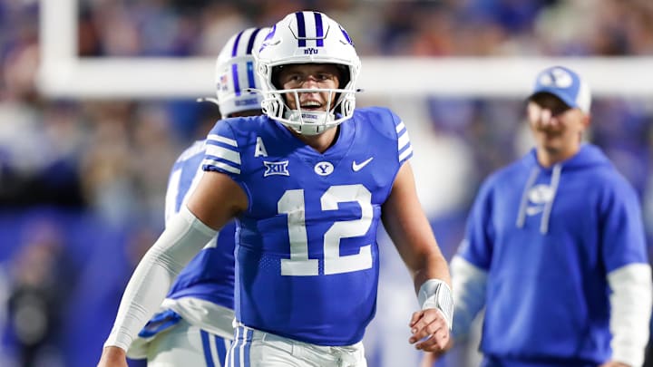 BYU QB Jake Retzlaff will need to play well to lead his team to a Holy War victory.