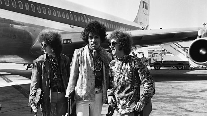 Jimi Hendrix Experience at London Airport
