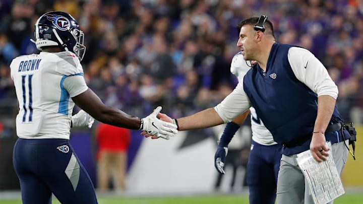 A.J. Brown played for Mike Vrabel and didn’t always enjoy himself.