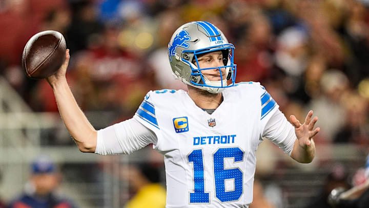 Detroit Lions quarterback Jared Goff (16). Detroit Lions quarterback Jared Goff (16).