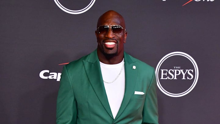 Jul 20, 2022; Los Angeles, CA, USA; WWE global ambassador Titus O'Neil arrives on the red carpet