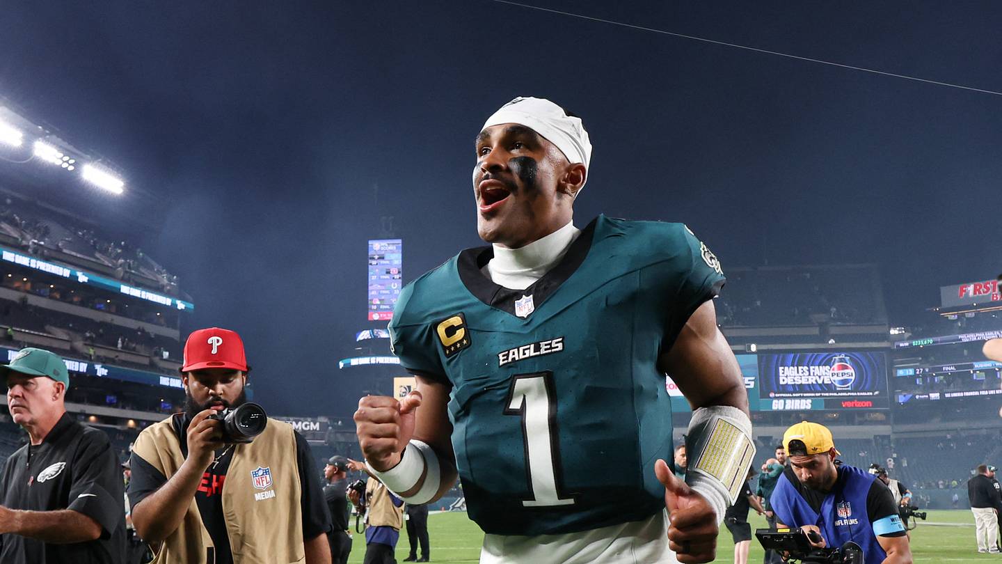 Grading Each Position After Eagles Win Over Commanders: Jalen Hurts Aces Test; O-Line Fails