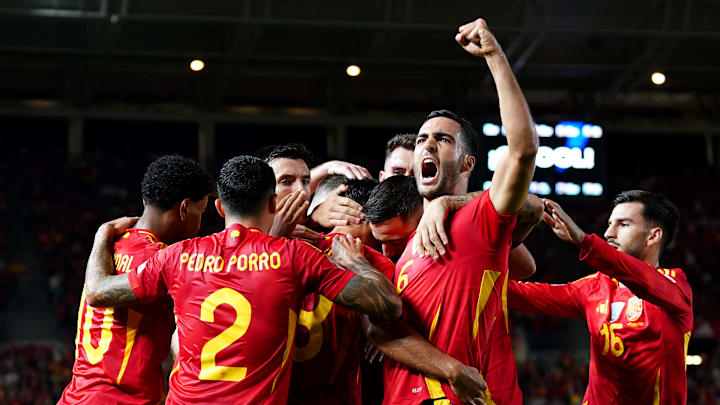 Spain v Denmark - UEFA Nations League 2024/25 League A Group A4 Spain v Denmark - UEFA Nations League 2024/25 League A Group A4