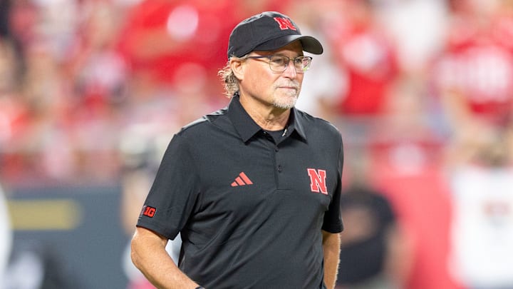 Nebraska offensive coordinator Dana Holgorsen before the 2025 Cincinnati game. Nebraska offensive coordinator Dana Holgorsen before the 2025 Cincinnati game.