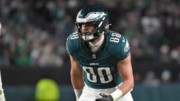 Philadelphia Eagles tight end Dallas Goedert. Philadelphia Eagles tight end Dallas Goedert.