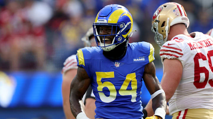 Los Angeles Rams edge Leonard Floyd (54)