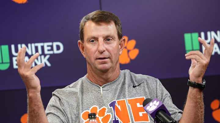 Why not Clemson? Clemson Tigers head coach Dabo Swinney thinks his 2025 squad can be the first 16-0 college football team. 