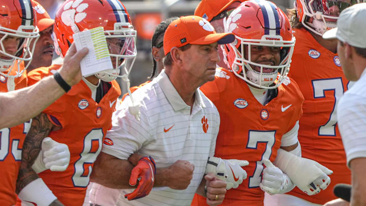 Clemson Tigers head coach Dabo Swinney led an eye-opening team meeting on Monday night that saw many of the players open up. Clemson Tigers head coach Dabo Swinney led an eye-opening team meeting on Monday night that saw many of the players open up.