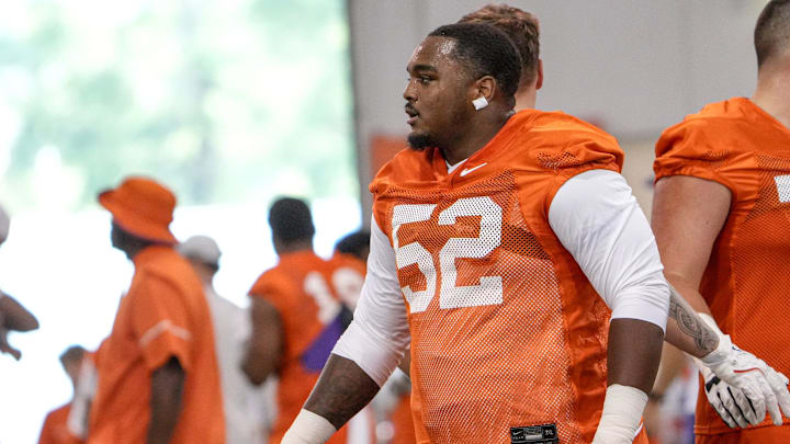 Clemson offensive lineman Elyjah Thurmon is out for the team's game against North Carolina this weekend. 
