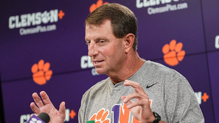 Clemson head coach Dabo Swinney will be looking to pick up some key pieces through the transfer portal this offseason. 