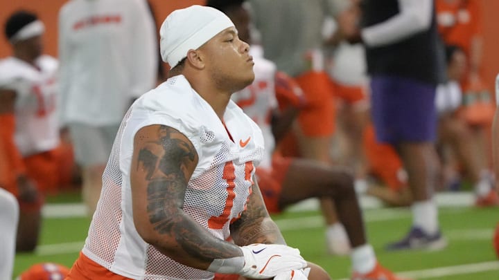 Clemson defensive lineman Peter Woods.