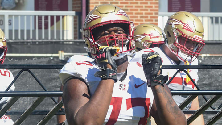 Florida State football players take part in drills during FSU final spring football practice of the 2023 season on Monday, April 17, 2023.
Jaylen Early Florida State football players take part in drills during FSU final spring football practice of the 2023 season on Monday, April 17, 2023.
Jaylen Early