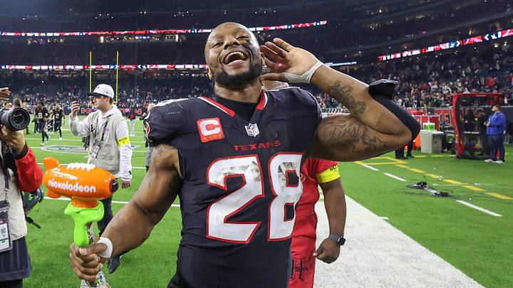 Houston Texans running back Joe Mixon (28)