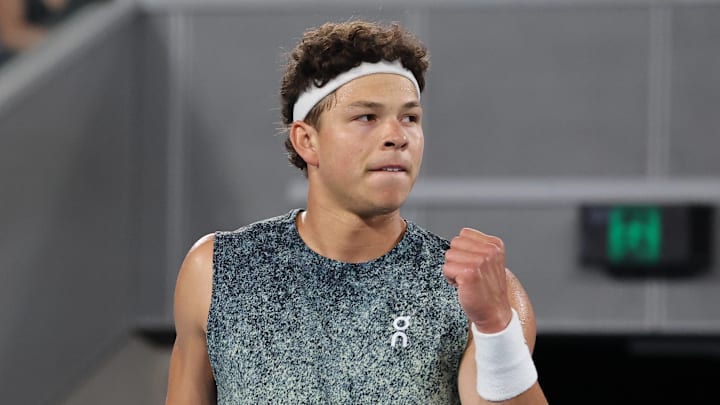 Ben Shelton at the 2026 Australian Open. Ben Shelton at the 2026 Australian Open.