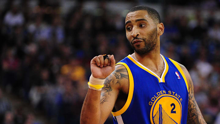 December 21, 2010; Sacramento, CA, USA; Golden State Warriors point guard Acie Law (2) signals to the bench during the third quarter against the Sacramento Kings at ARCO Arena. The Warriors defeated the Kings 117-109 in overtime. Mandatory Credit: Kyle Terada-Imagn Images December 21, 2010; Sacramento, CA, USA; Golden State Warriors point guard Acie Law (2) signals to the bench during the third quarter against the Sacramento Kings at ARCO Arena. The Warriors defeated the Kings 117-109 in overtime. Mandatory Credit: Kyle Terada-Imagn Images