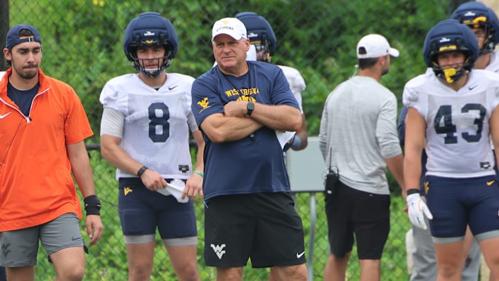 West Virginia University head coach Rich Rodriguez West Virginia University head coach Rich Rodriguez