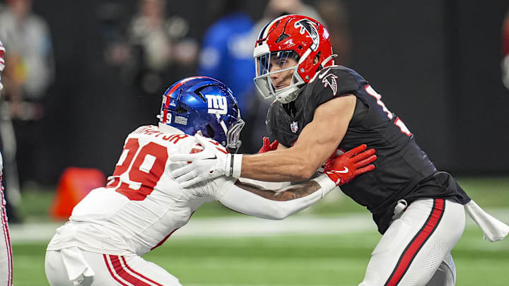 Atlanta Falcons linebacker Kaden Elliss Atlanta Falcons linebacker Kaden Elliss