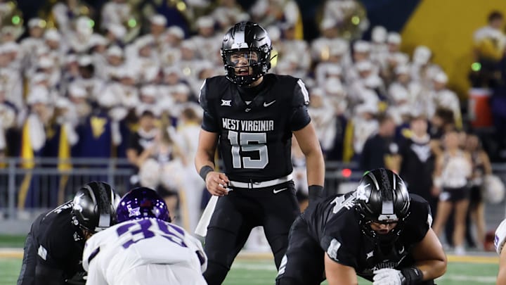 West Virginia University quarterback Scotty Fox Jr. West Virginia University quarterback Scotty Fox Jr.